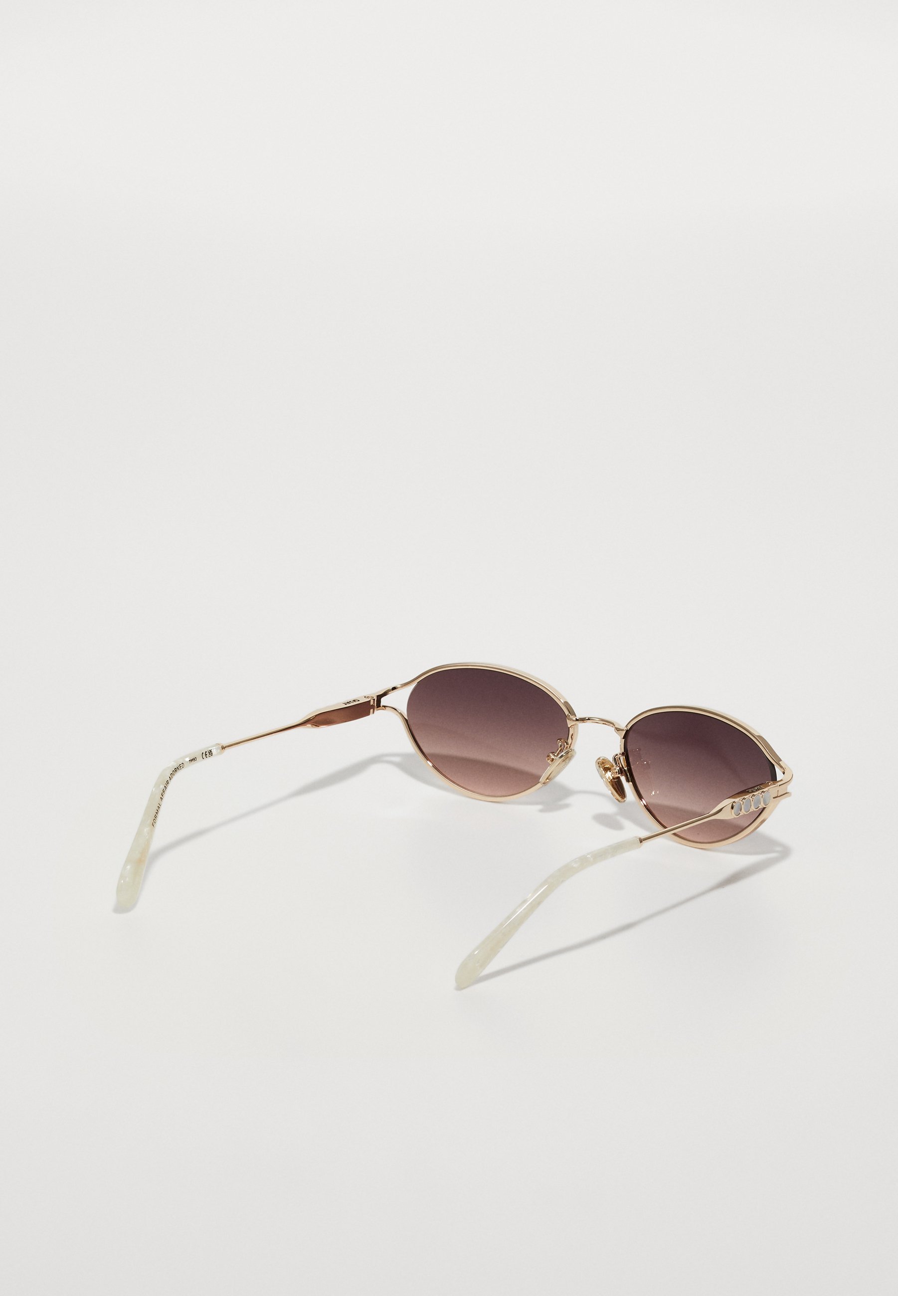 QUAY AUSTRALIA FORMAL AFFAIR ADORNED - Occhiali da sole - color oro/marrone/rosa