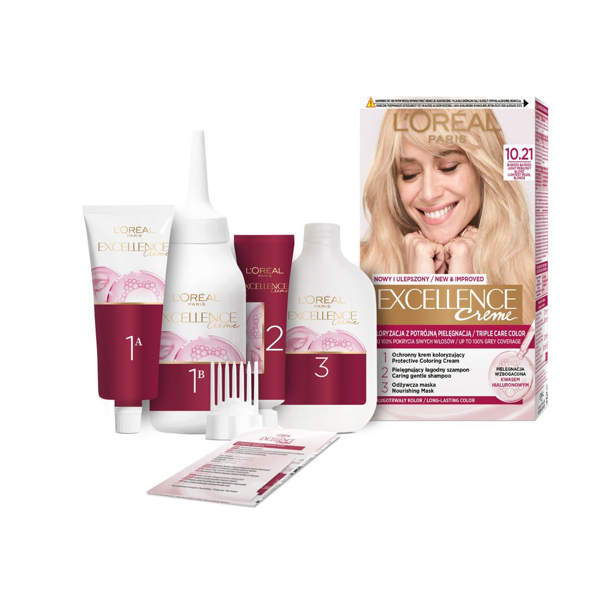 Barva na vlasy L'Oréal Paris Excellence Creme, odstín 01, super světlá blond, přírodní