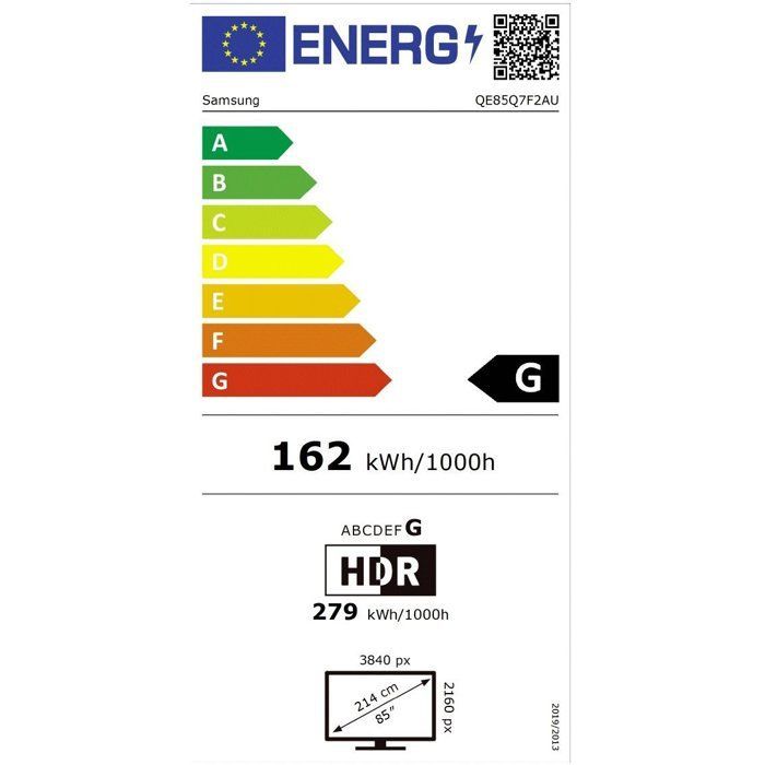 Samsung 85Q7F2 - Televisor QLED de 85
