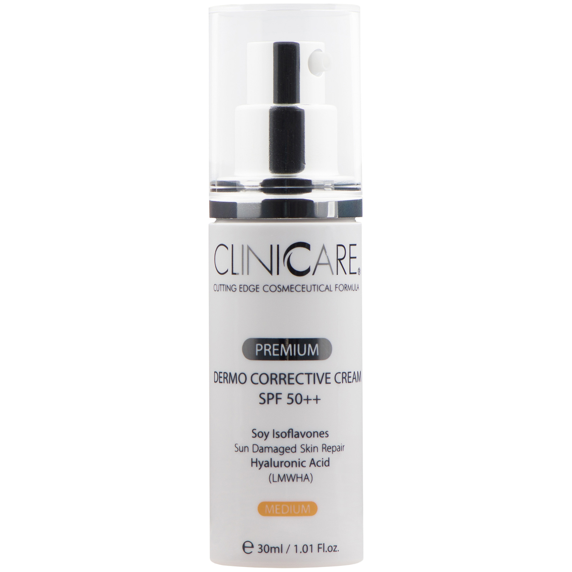 Cremă dermo-corectivă premium SPF50 Mediu - CLINICCARE