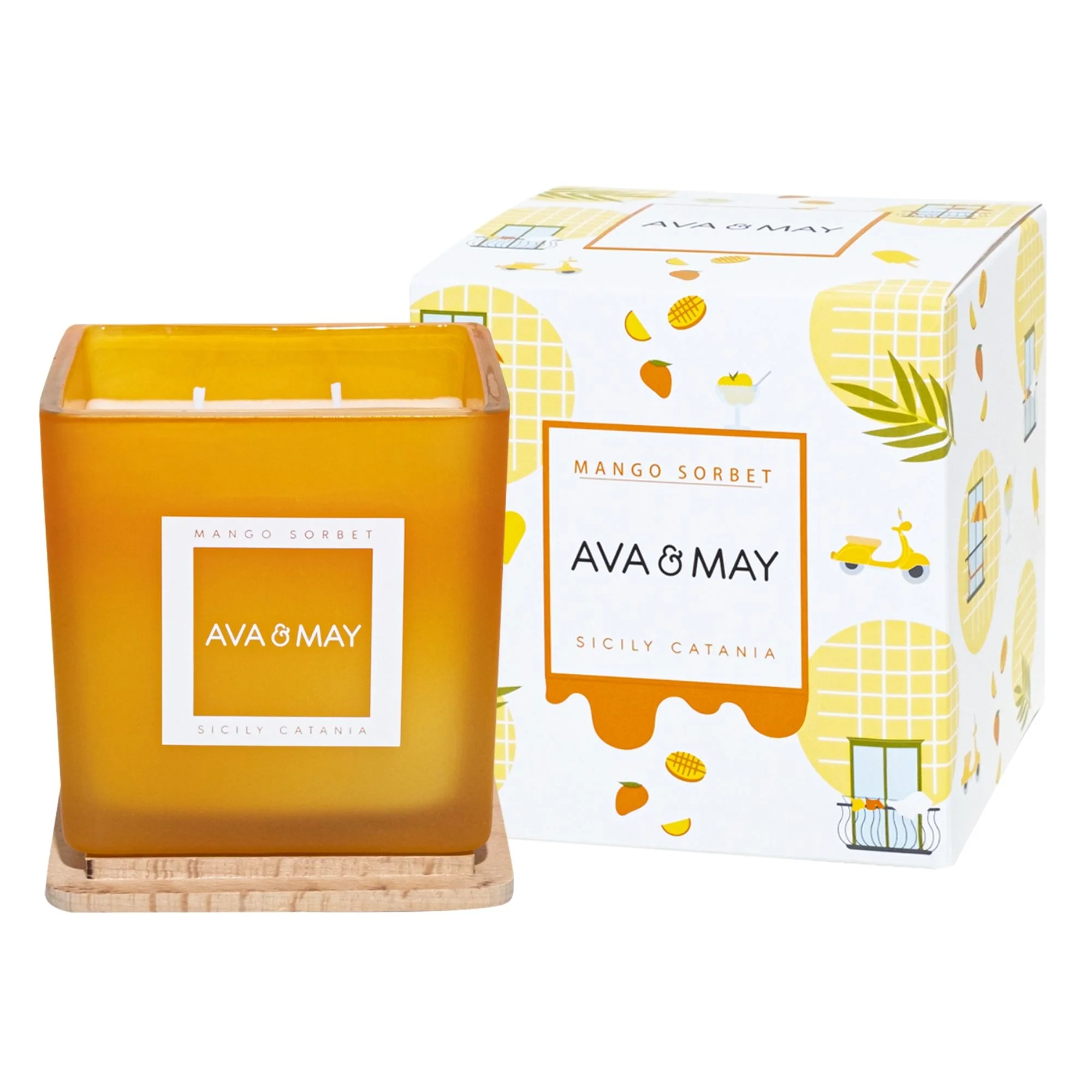 Candele Sorbetto al mango - Candela Profumata