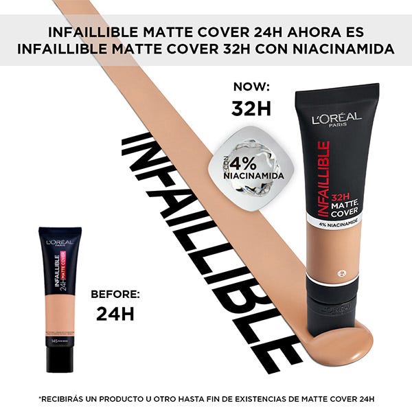 Copertă mată Infalible 32H