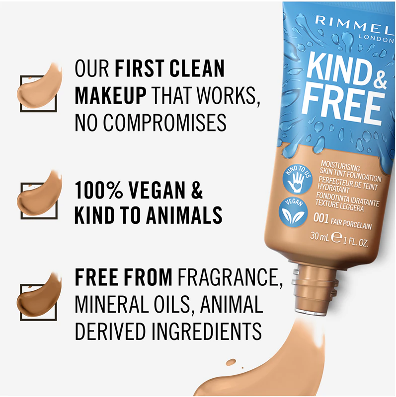 Ľahký hydratačný make-up Rimmel Kind & Free