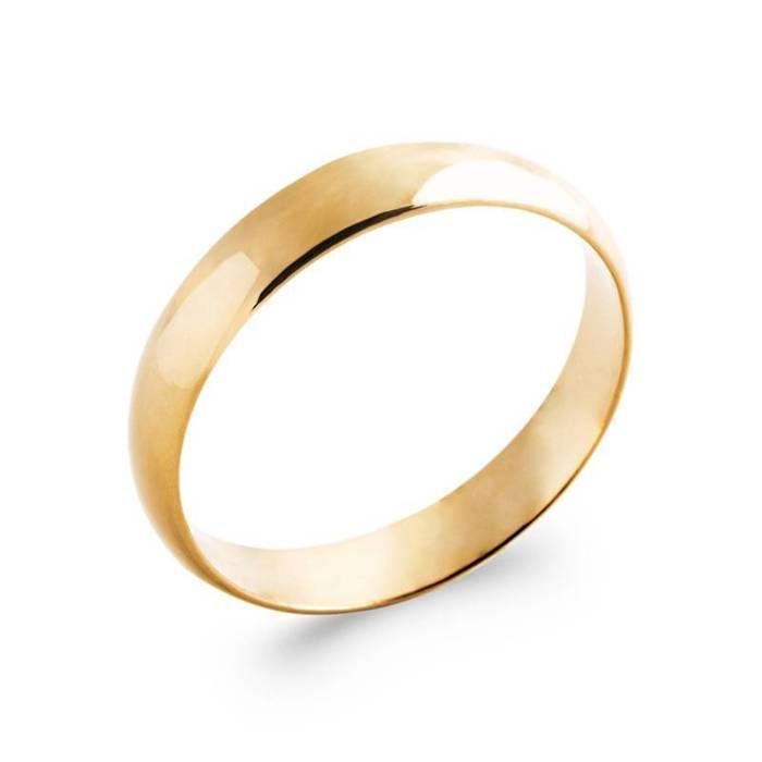 Anel - BIJOUXIA - Redondo Liso Banhado a Ouro 18K - Joia - Unissex - Tamanhos 48 a 76