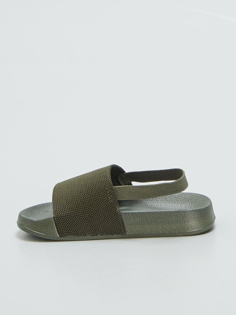 Mules de praia - Cáqui
