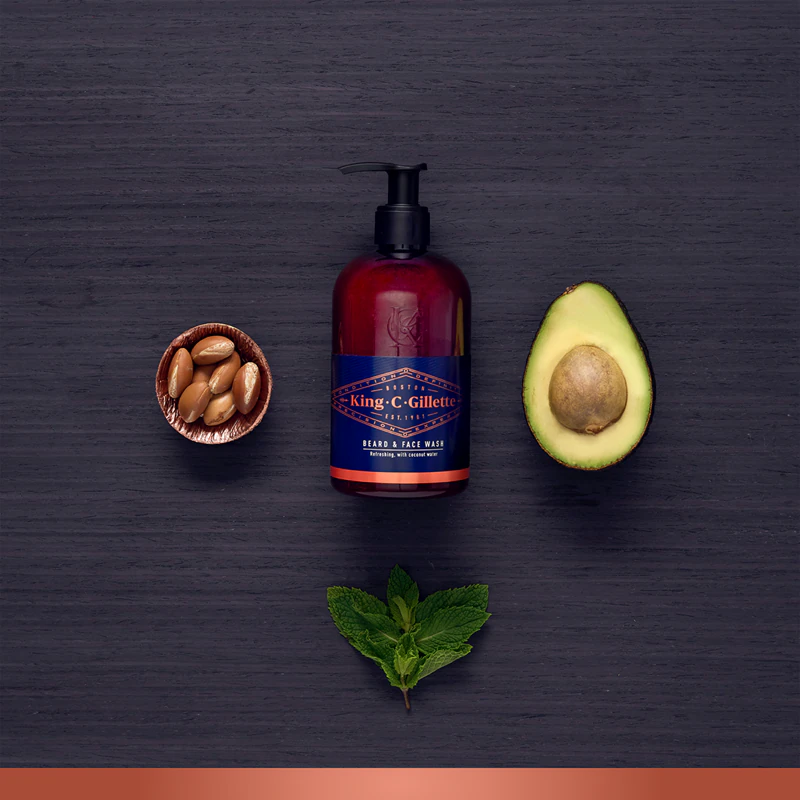 Gillette King C. Sabonete Facial e para Barba