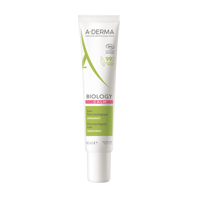 A-Derma Biology Calm Dermatological Care nomierinošs mitrinošs krēms reaģējošai un nepanesamai ādai 40 ml 40 ml