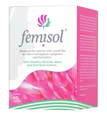 Femisol 60 Kapseln Nahrungsergänzungsmittel für die Wechseljahre