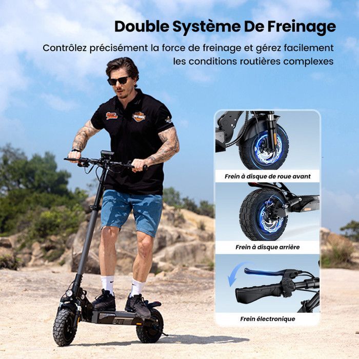 Patinete eléctrico plegable AGILERIDE AS-P1 de 10