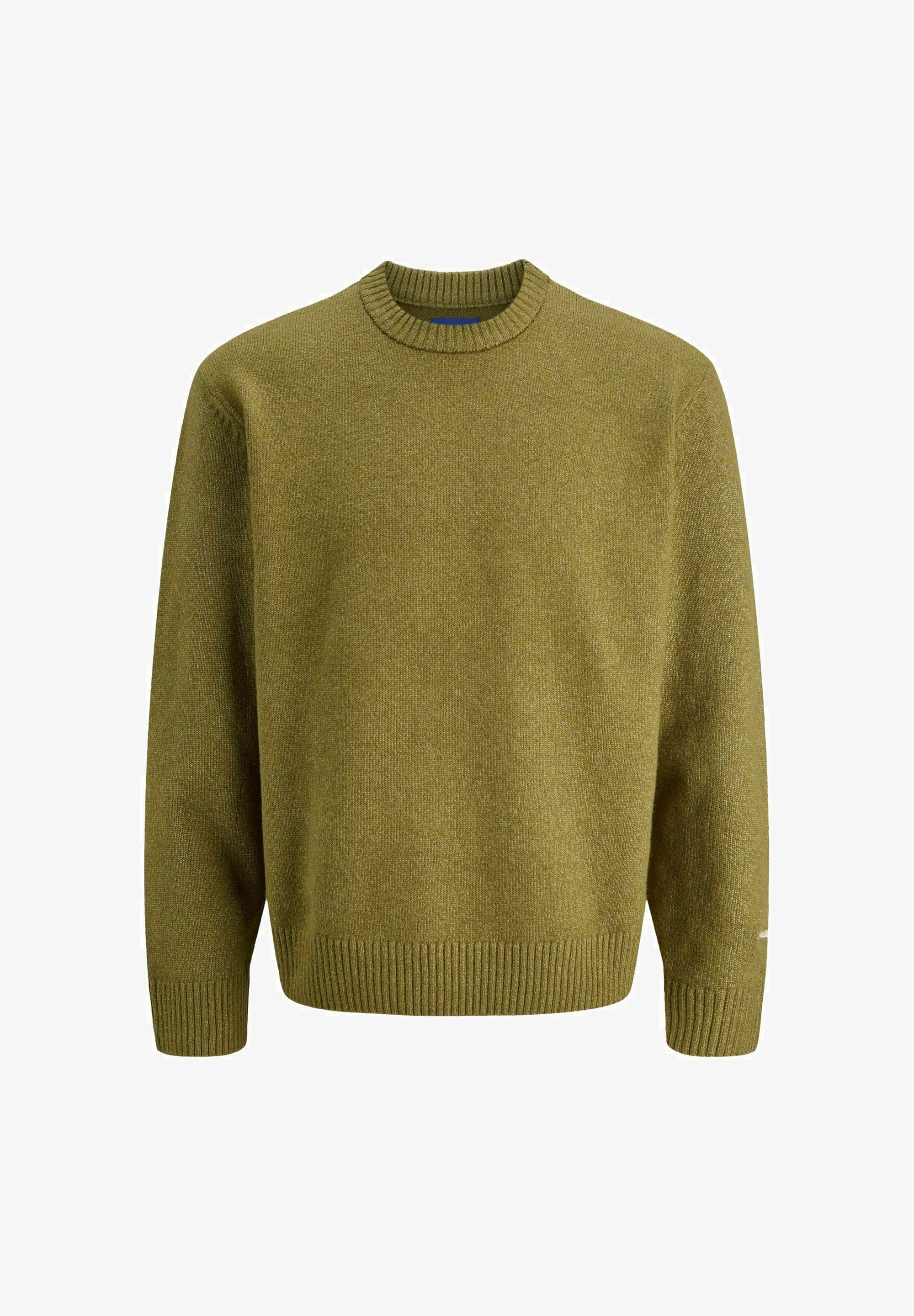 Pull Jack & Jones JORNORREBRO à col rond - vert olive