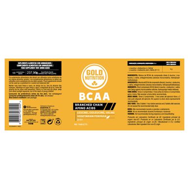 GOLDNUTRITION GoldNutrition BCAA 180 tablet 180 tablet