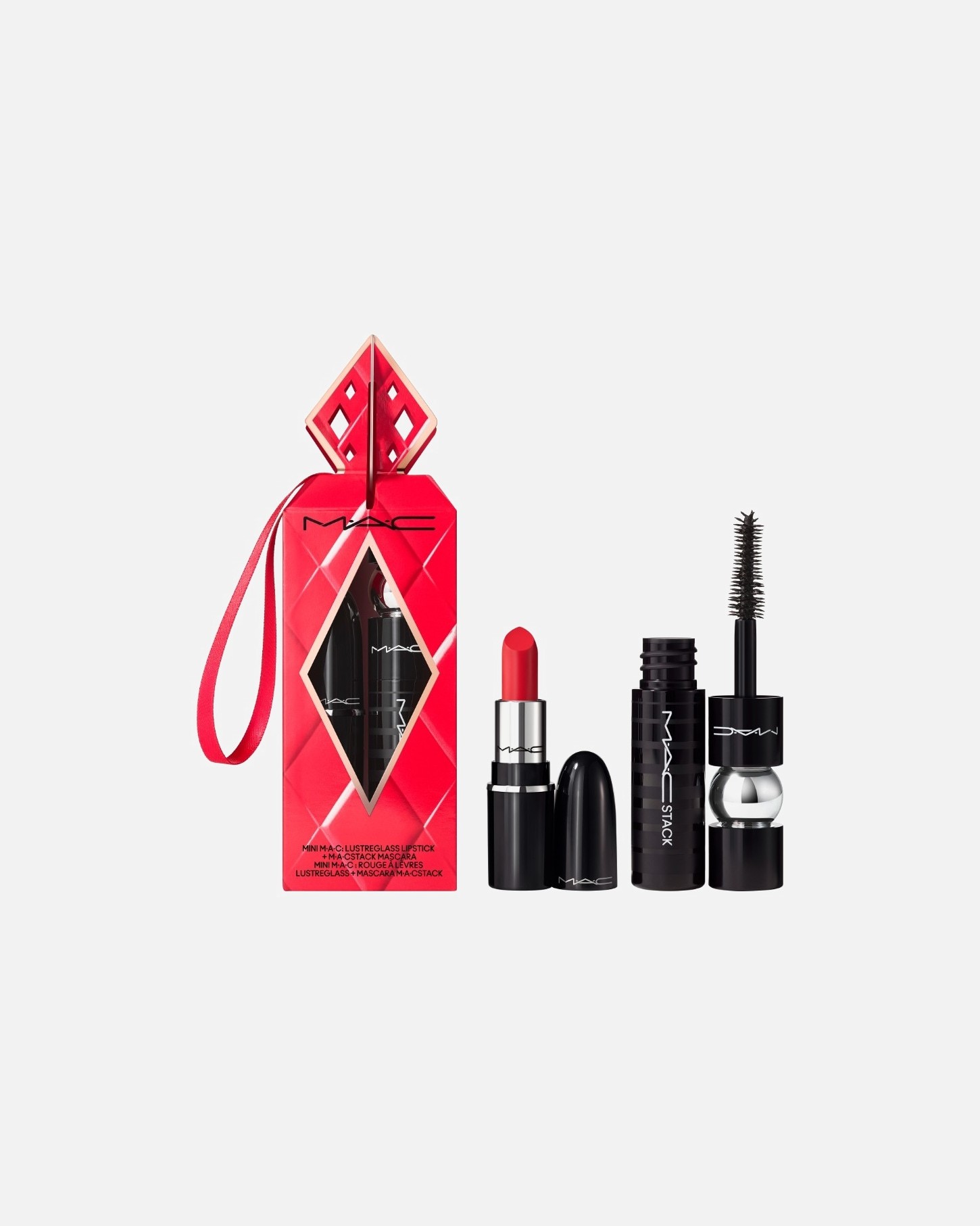 MAC Lusterglass Mini set za šminkanje usana i očiju – 1 komad