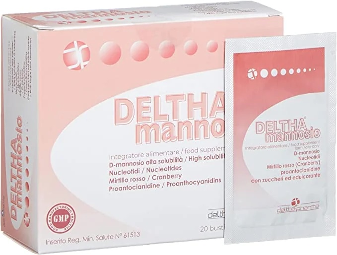 DELTHA PHARMA Deltha Mannose Nahrungsergänzungsmittel 20 Beutel