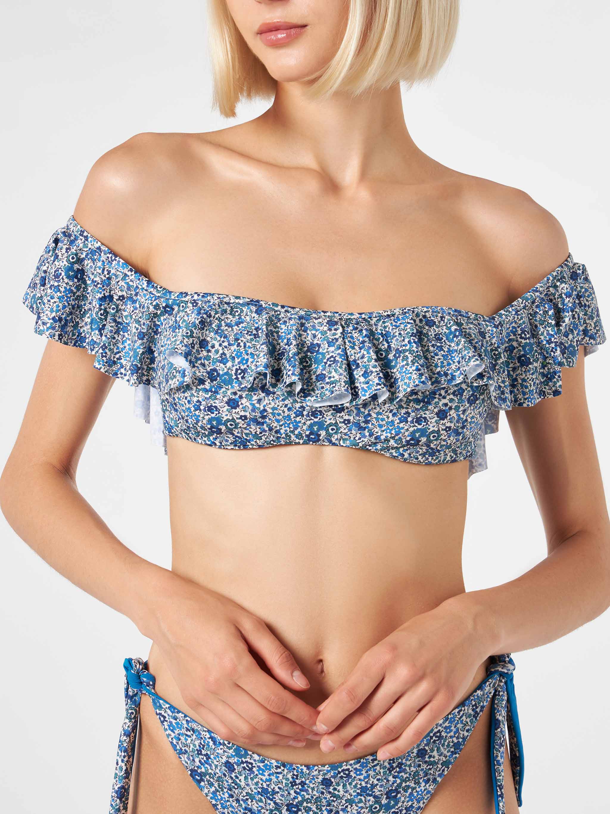 Bikini a spalle coperte con stampa floreale | EDIZIONE SPECIALE LIBERT