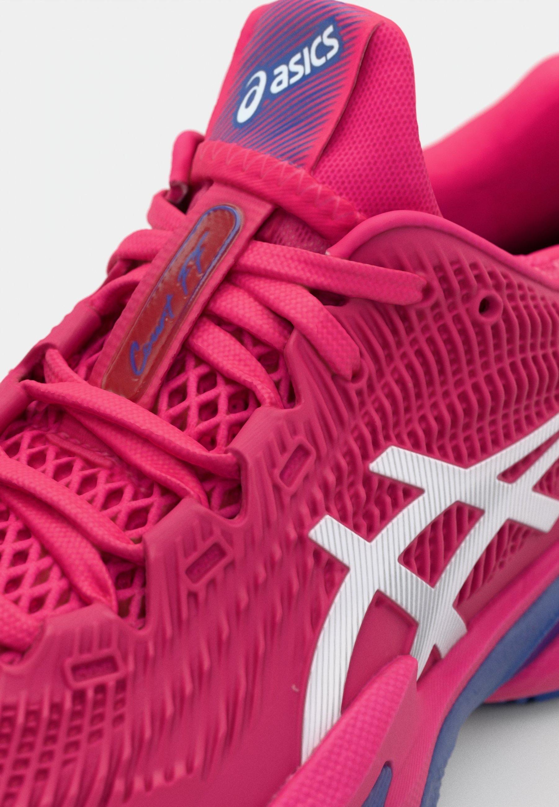 ASICS COURT FF 3 CLAY - Scarpe da tennis per campi in terra battuta - rosa acceso/bianco