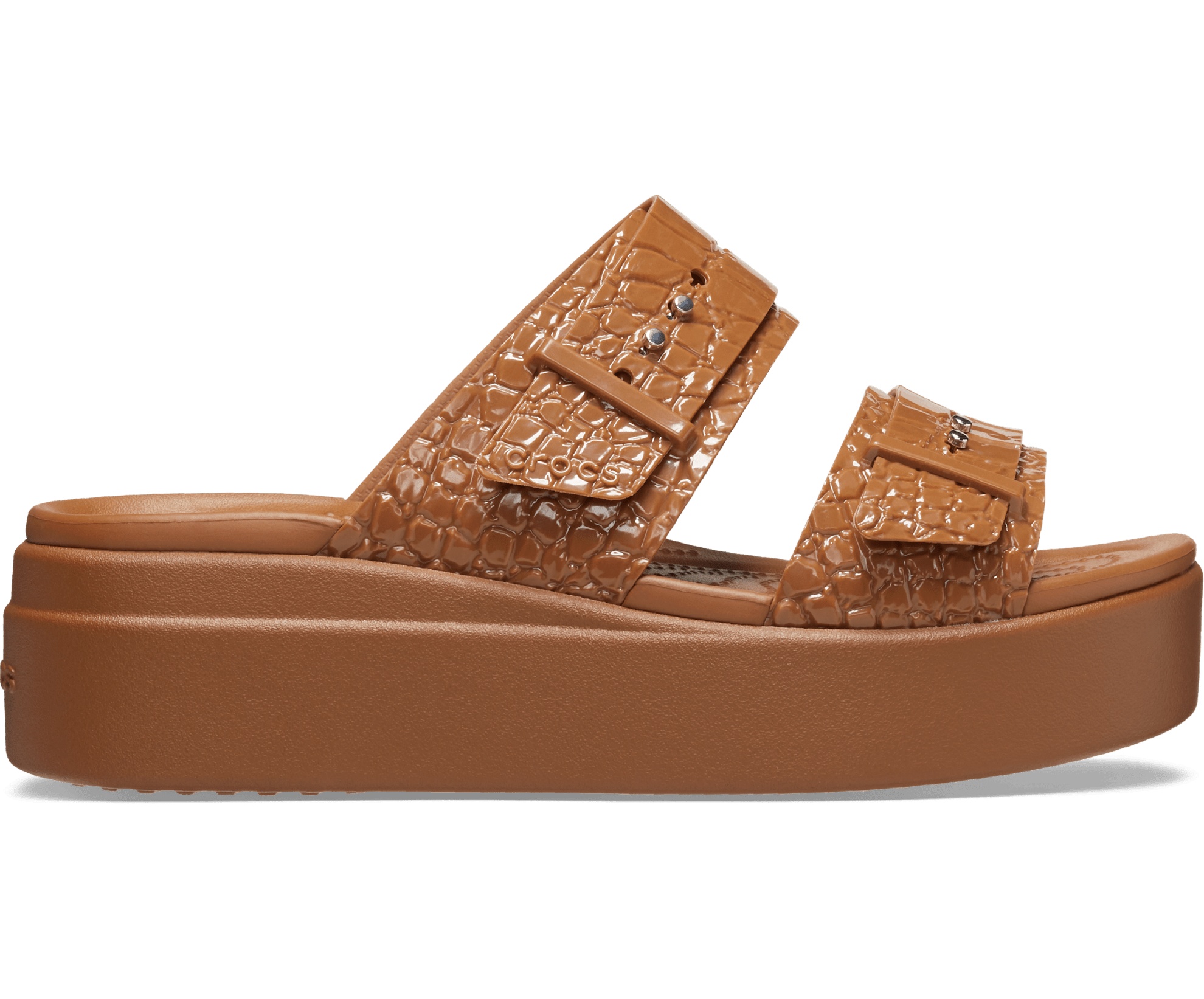 Brooklyn Croco Shine Buckle