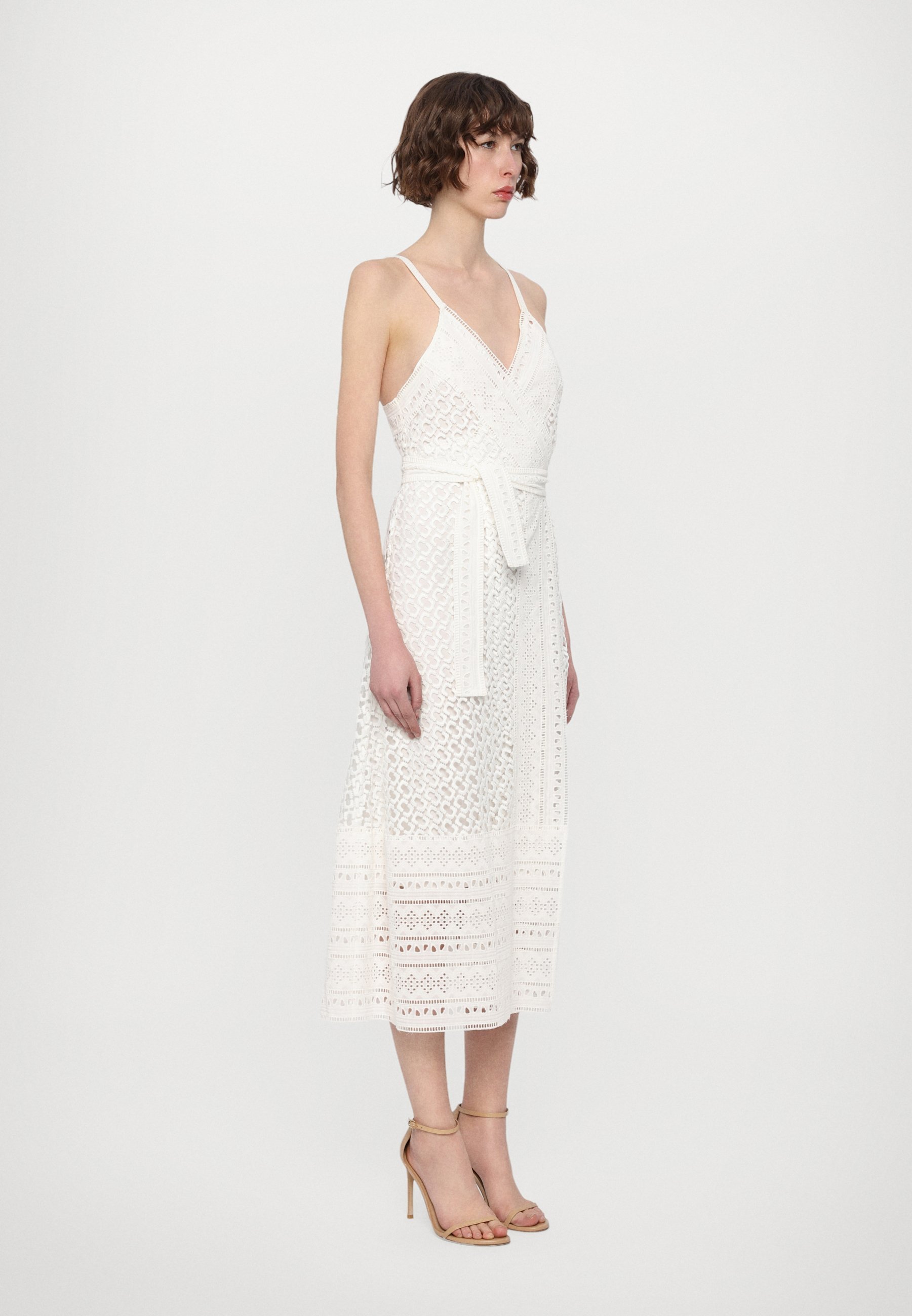 Robe portefeuille Evangelia de Diane von Furstenberg - Robe de jour - Lien en canne