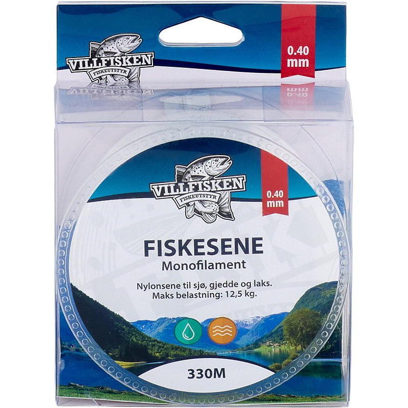 Villfisken Fiskesnøre mono 0,40 mm, 330 m, Villfisken
