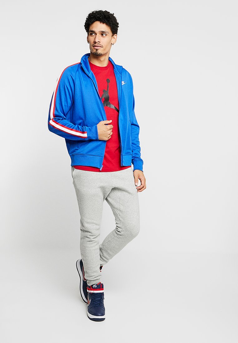 Jordan JUMPMAN CREW - T-shirt met print - gym rood/zwart