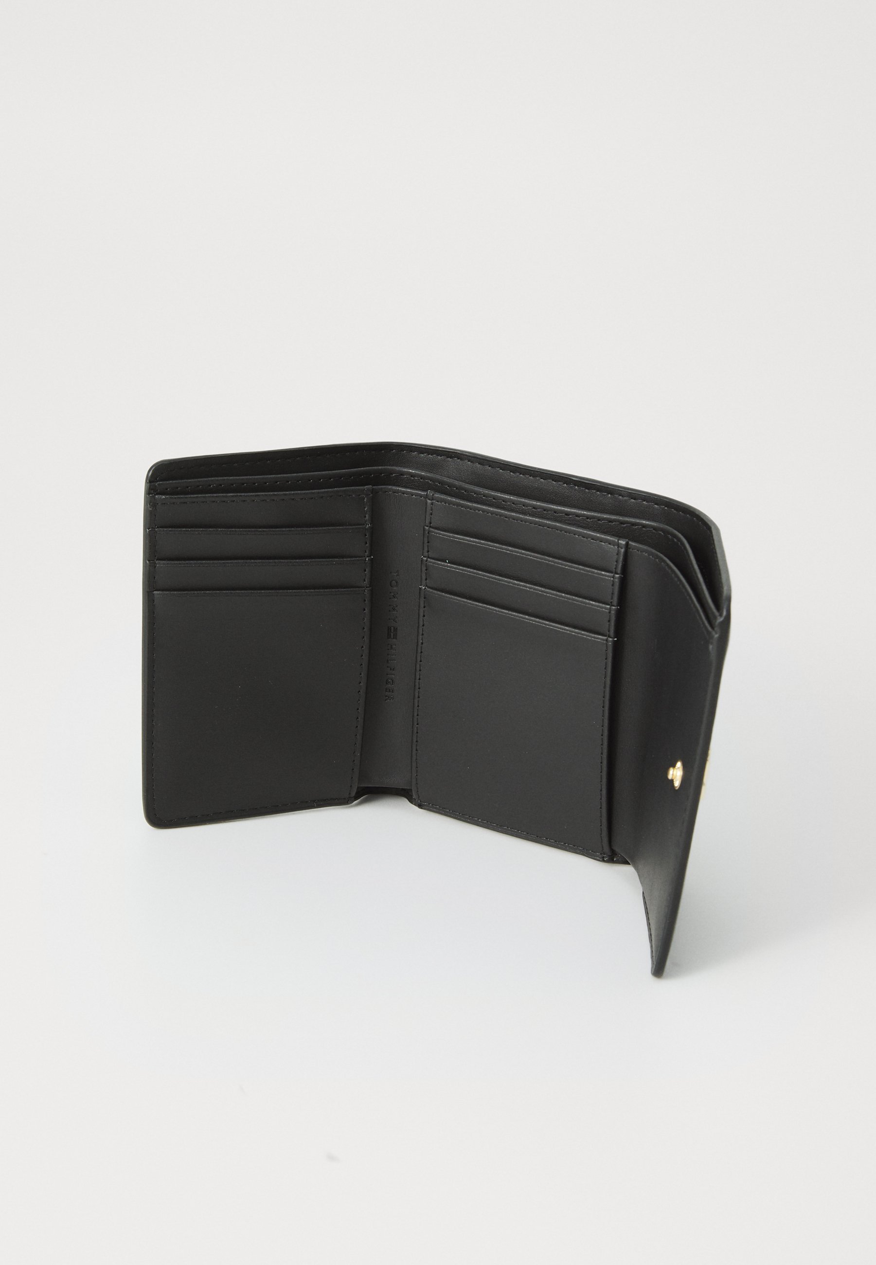 Tommy Hilfiger ICON TRIFOLD - Portemonnee - zwart