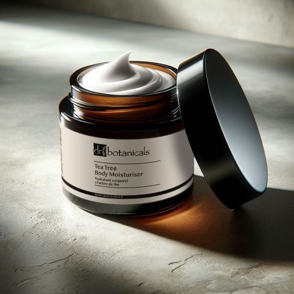 Hydratační tělový krém Dr. Botanicals s eukalyptem a čajovníkem 120 ml