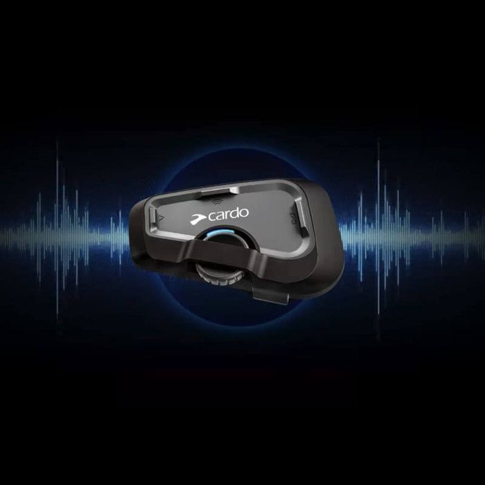 Intercomunicador Bluetooth Cardo Freecom 4X Duo - 2 módulos - À prova d'água - Som JBL de alta definição
