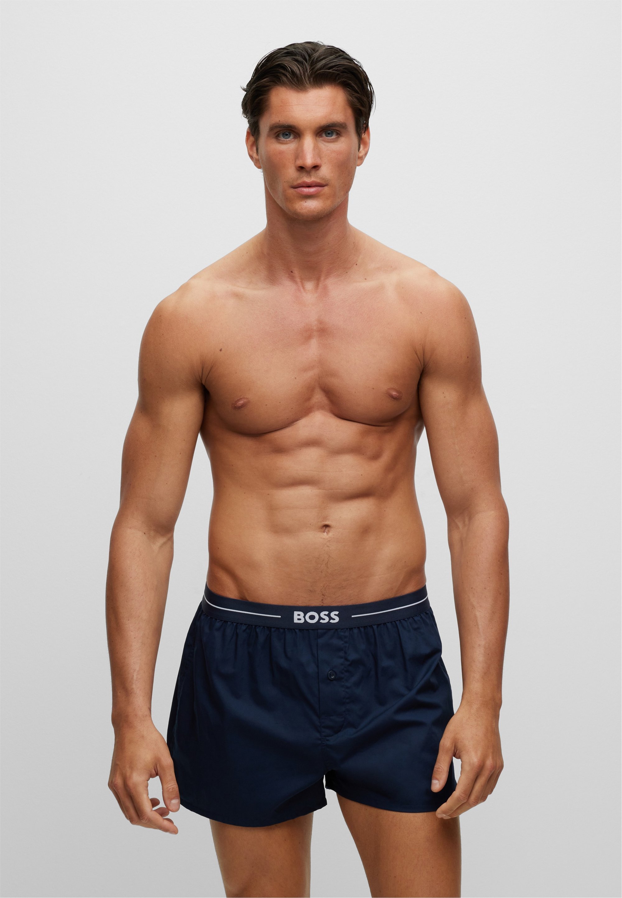 BOSS 2 PACK - Boksarice - temno modre