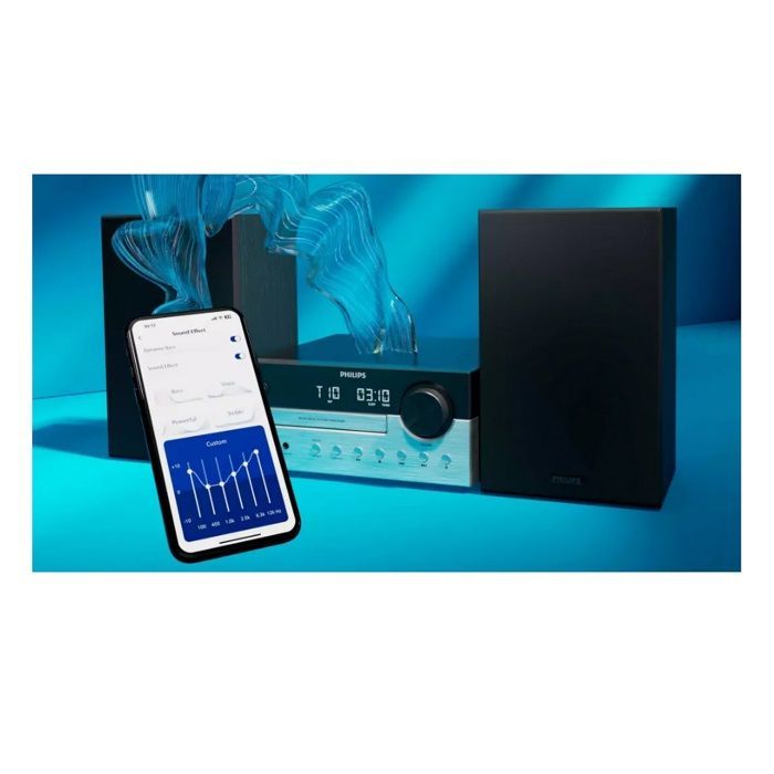 Sistema micro Hi-Fi Philips de 80 W en color negro con Bluetooth - TAM4205M2/12