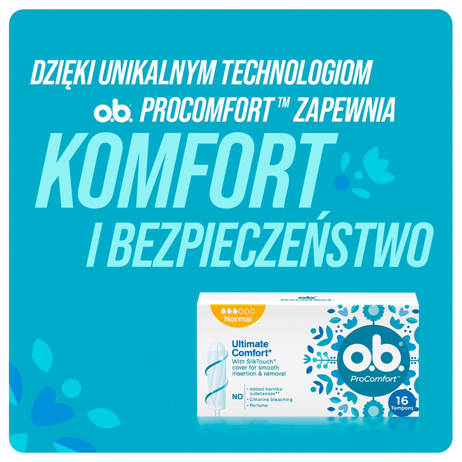 Hygieniske tamponger for obstetriksbruk, 32 stk. ProComfort Super Plus