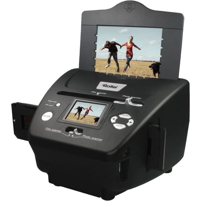 Scanner multifunzione - ROLLEI - PDF-S 240 SE - Scansione rapida - 1800 dpi - Schermo LCD da 2,4 pollici