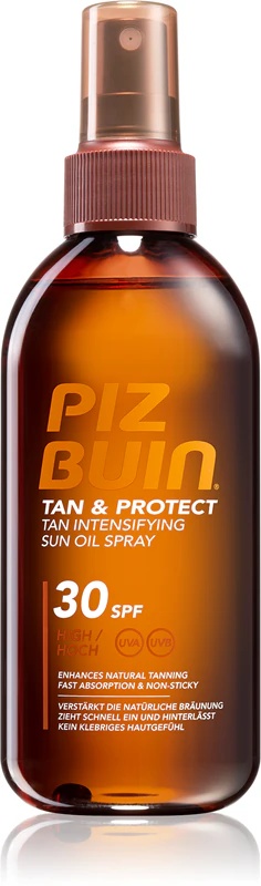 Piz Buin Tan & Protect заштитно уље које убрзава тамњење SPF 30
