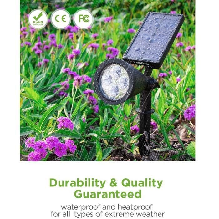 Luci solari da esterno, illuminazione paesaggistica da giardino, applique per vialetti da giardino, set da 2