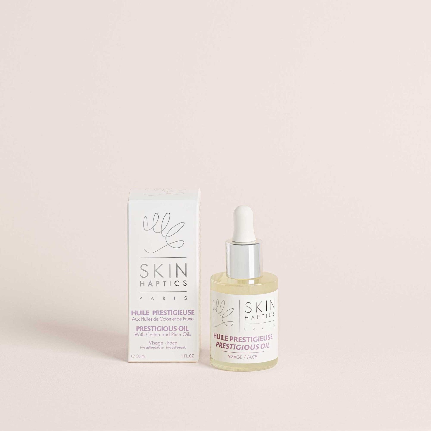 Skinhaptics Huile Prestigieuse - aux huiles de coton et de prune