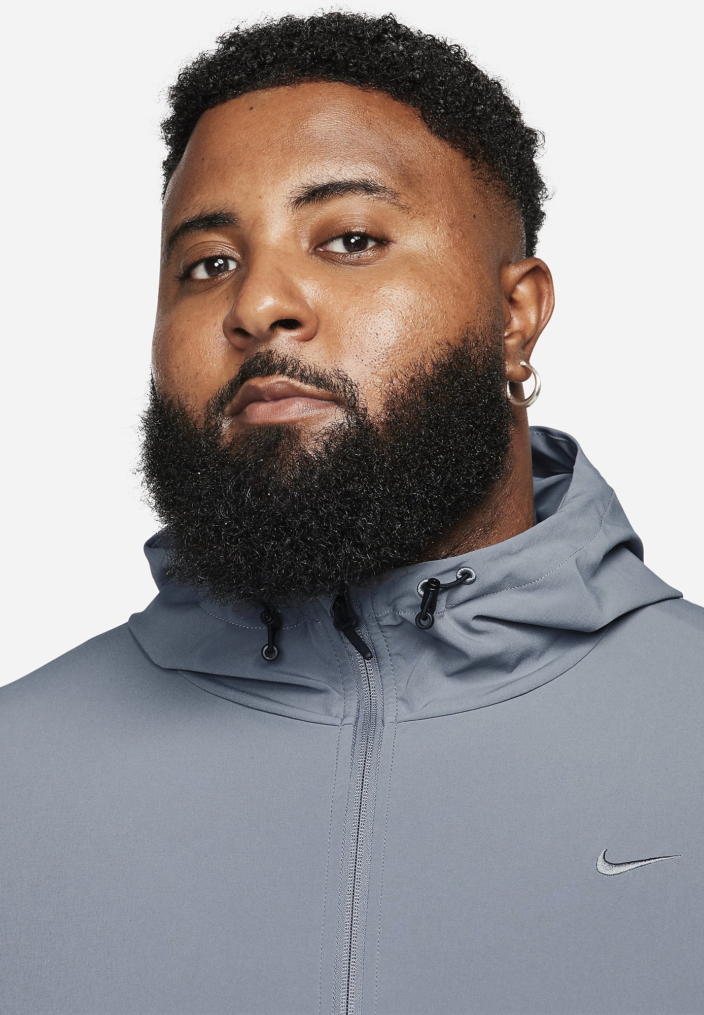 Nike Performance UNLIMITED - Trainingsjack - rookgrijs zwart rookgrijs