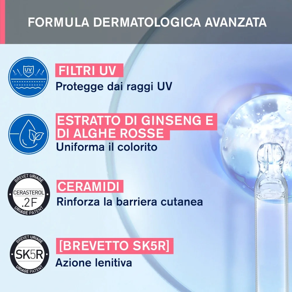 URIAGE Uriage Rosèliane punetusevastane kreem SPF 30 40 ml rahustav nahk