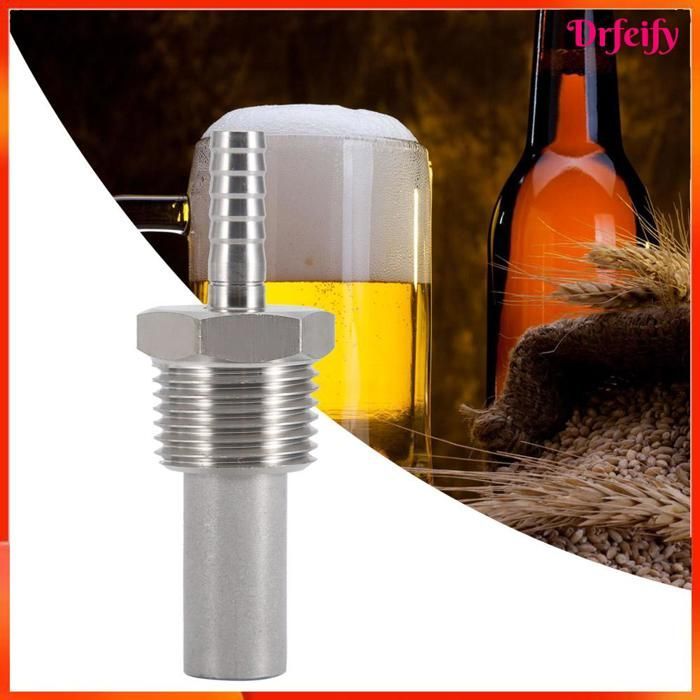 Akozon Oxygen Stone 1/2 MPT Oxygen Stone 1/4'' Barb Inline Carbonation Aeration Homebrew Stone (0.5 art set 0.5 2.0 microns)