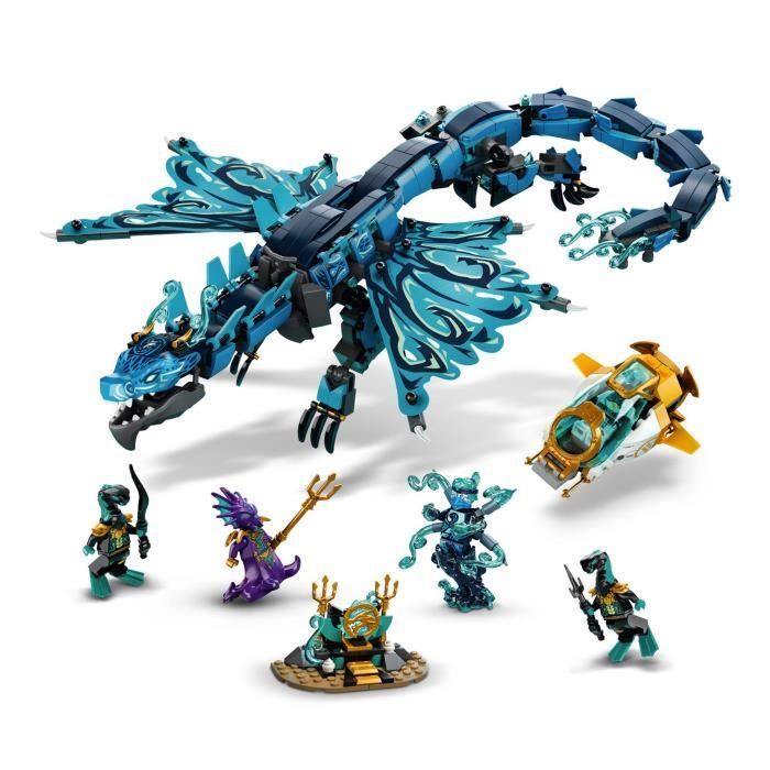 LEGO® 71754 NINJAGO® Drago d'Acqua – Set di costruzioni Ninja per bambini dai 9 anni in su