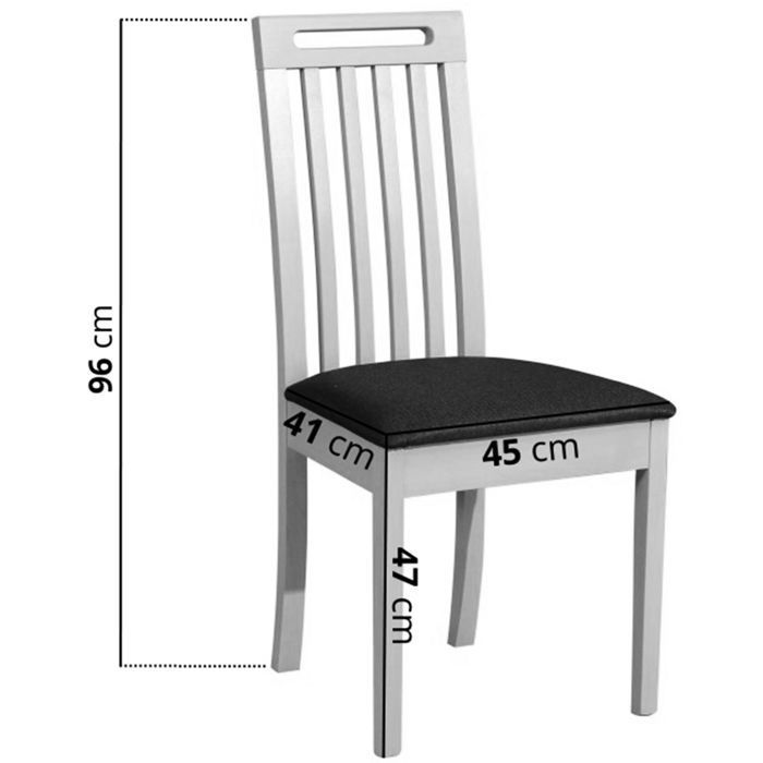 Wooden chair – SALVINS – black