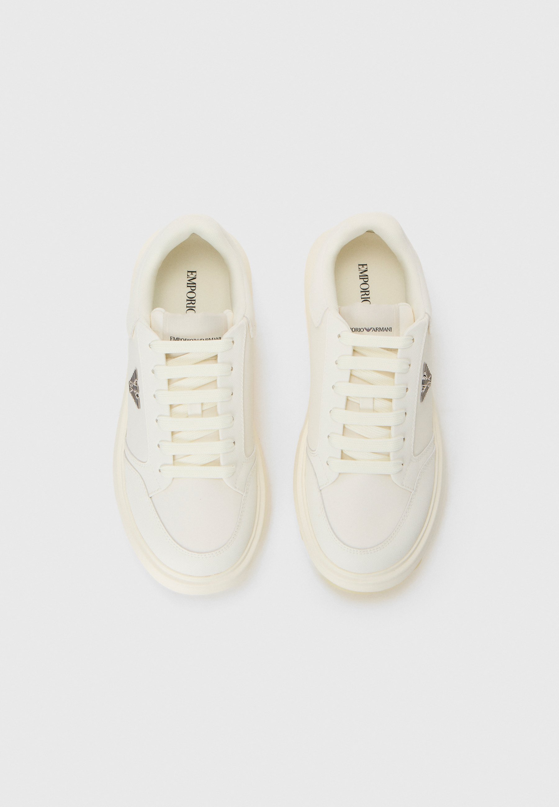Emporio Armani sneakers - gebroken wit