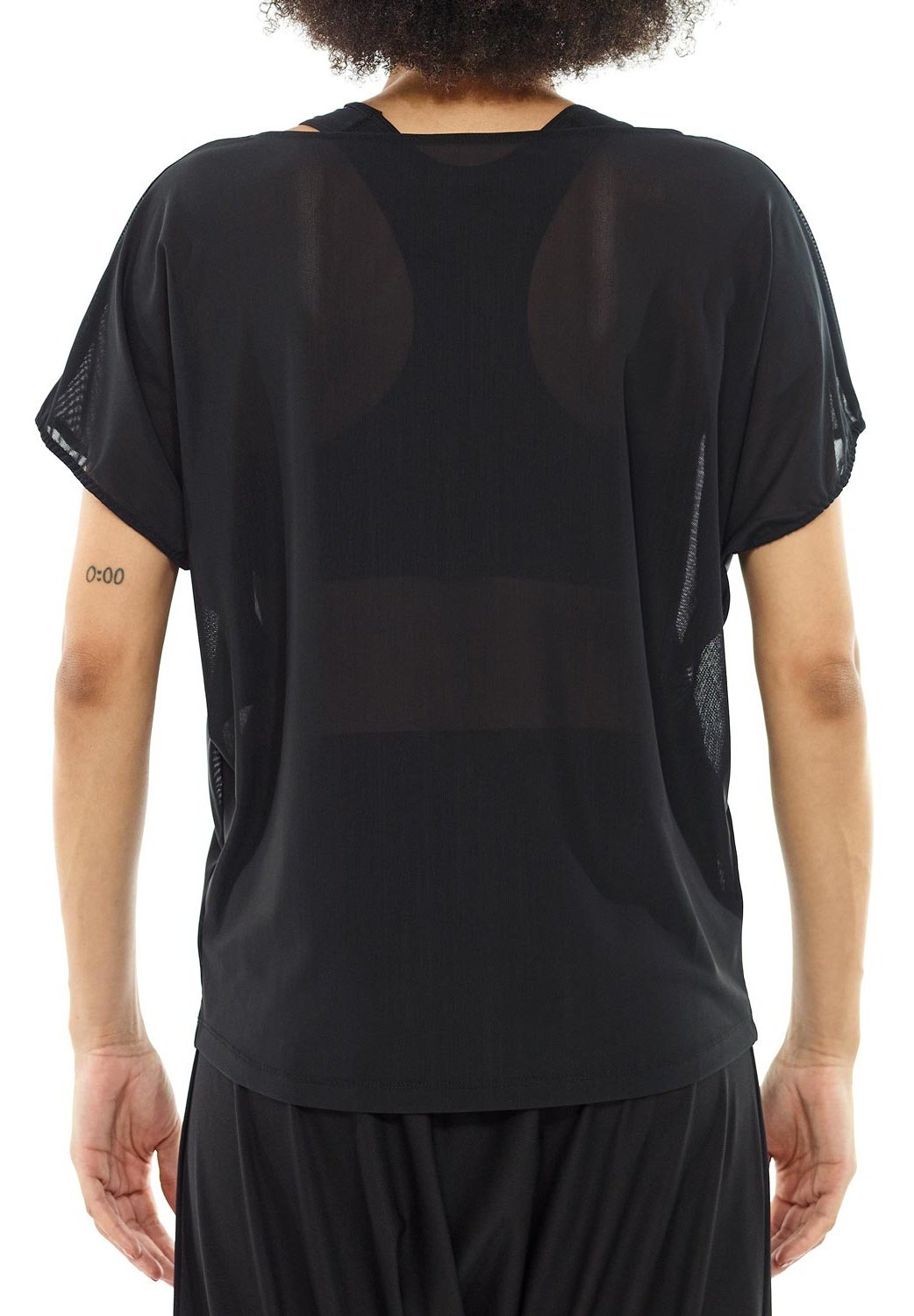 Haut Winshape - noir/maille