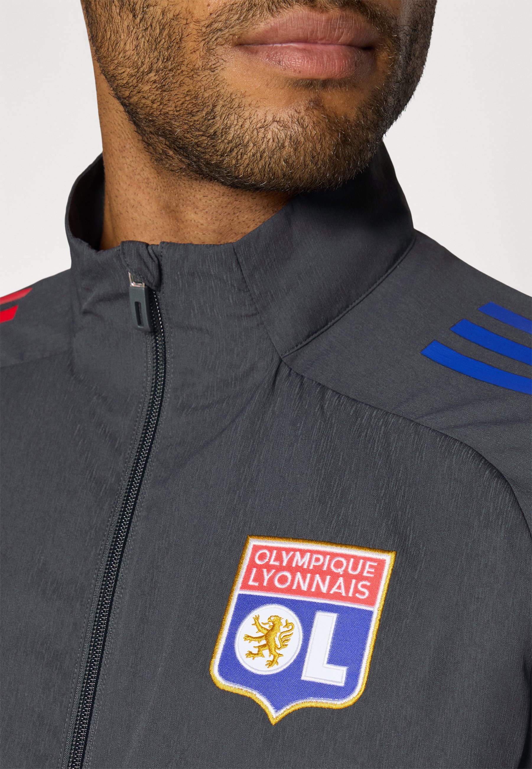 adidas Performance OL PRE JKT - Veste d'entraînement - carbone/beige brumeux