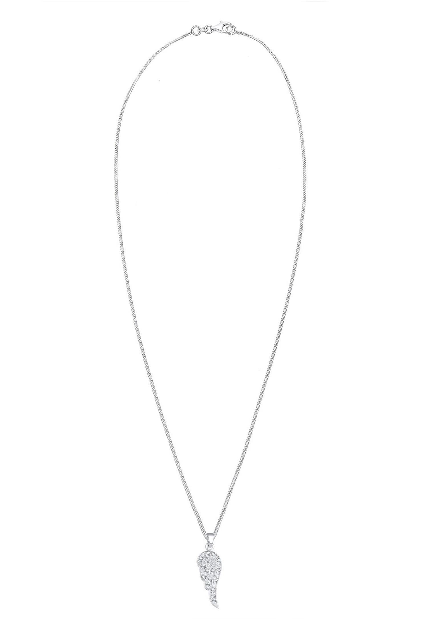 Elli Femmes aile pendentif boho avec cristaux en argent sterling 925