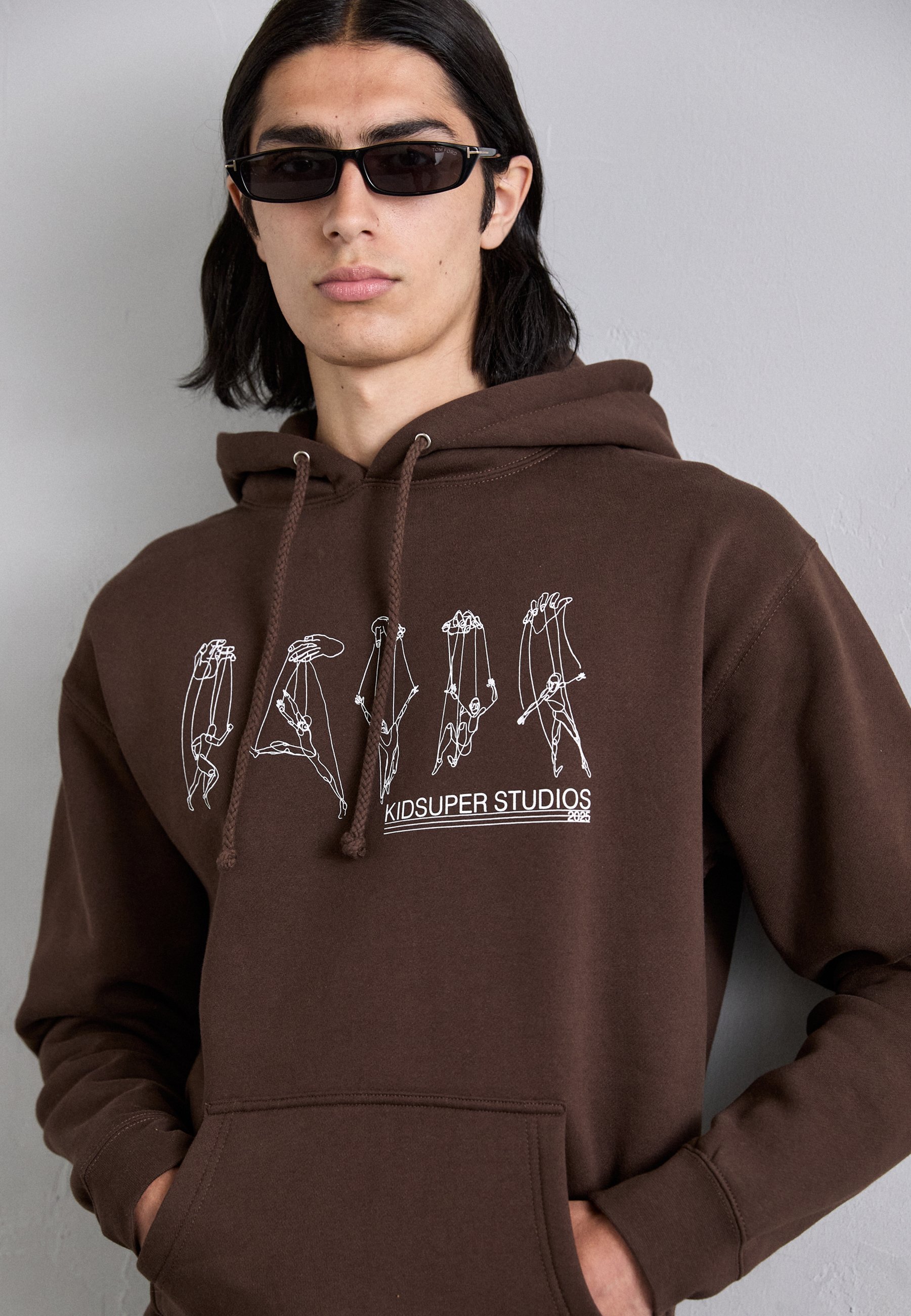 Kidsuper String Doll Hoodie - Hoodie - bruin