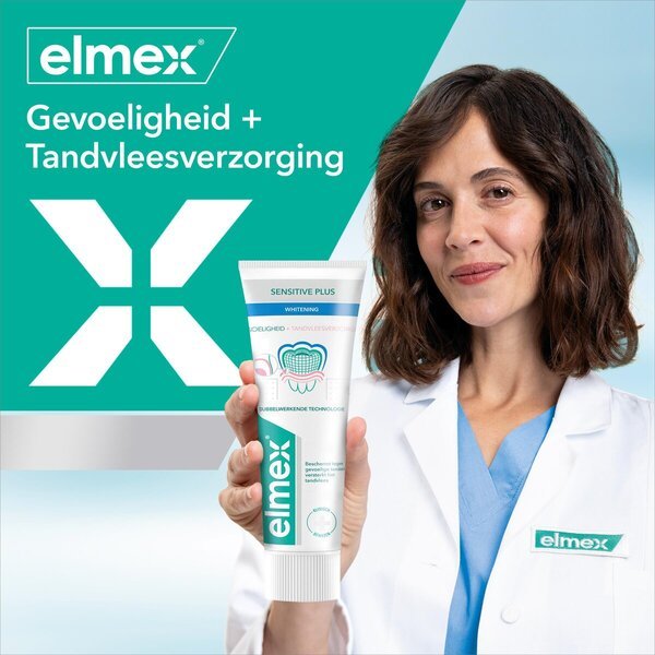 Елмекс паста за сунђере Sensitive Plus Gum + Gentle White 75ml<br>75ml