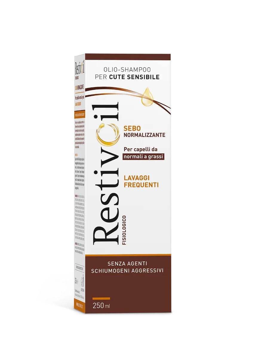 RESTIVOIL Restivoil Fysiologische olie shampoo voor het normaliseren van de talgproductie 250 ml Regelmatig wassen