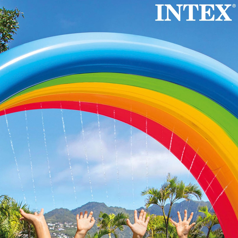  Nadmuchiwana tęcza Intex ze zraszaczem