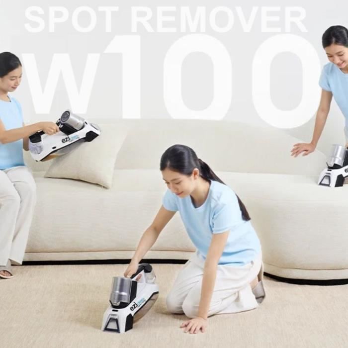 Shampouineuse sans fil - EZICLEAN SPOT REMOVER W100 - 8 000 Pa - Conception Portable & Légère