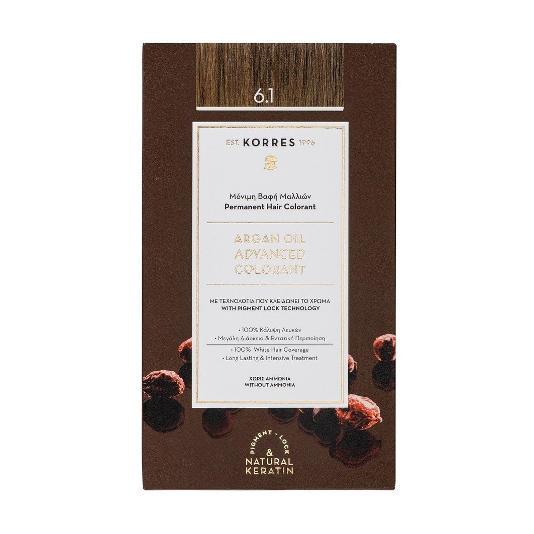 KORRES matu krāsa ar argāna eļļu – 145 ml