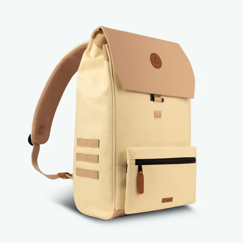 Cabaia City Takeo beigefarbener Rucksack