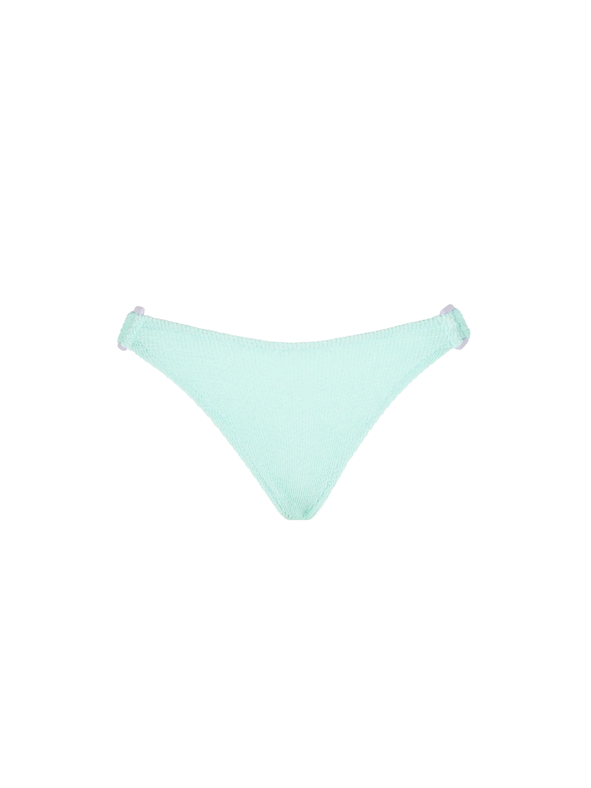Bañador tipo slip arrugado en tonos pastel